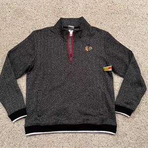 NWT Chicago Blackhawks quarter-zip